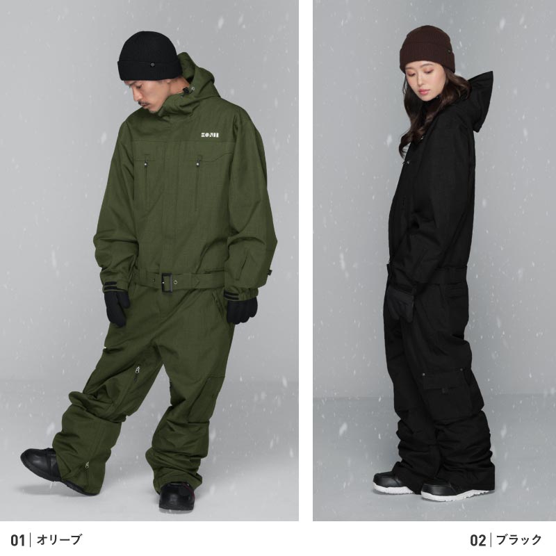 PONTAPES POW-333 Snowboard Wear Coverall Men's Women'sの通販| OC