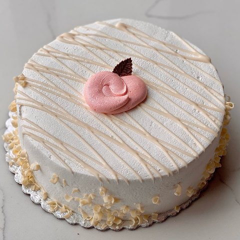 Peach Melba8″ - Oakmont Bakery