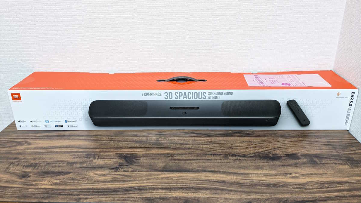 JBLのサウンドバー「Bar 5.0 MultiBeam」の良いところと悪いところ