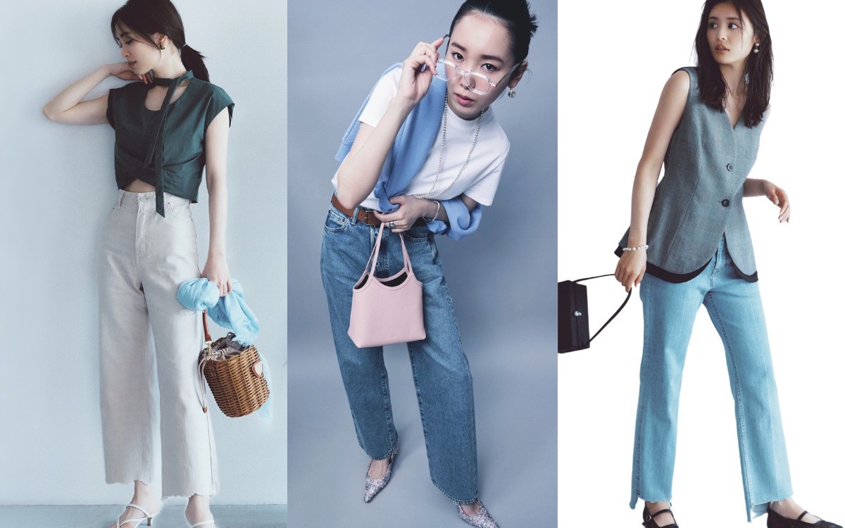 トップス別】夏のデニムコーデ22選｜夏もジーンズをおしゃれに見せる