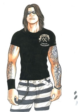 クローズ九能龍信の複製原画、サイン入りで - コミックナタリー