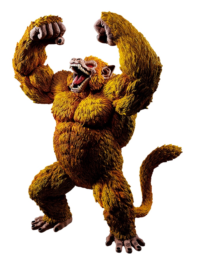 ラストワン賞の黄金大猿悟空ソフビフィギュア。 [画像ギャラリー 2/13