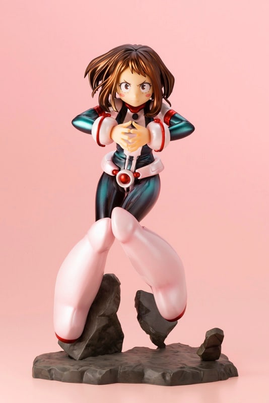 ヒロアカ」麗日お茶子を限定カラーで立体化、ヒーロースーツも光沢感