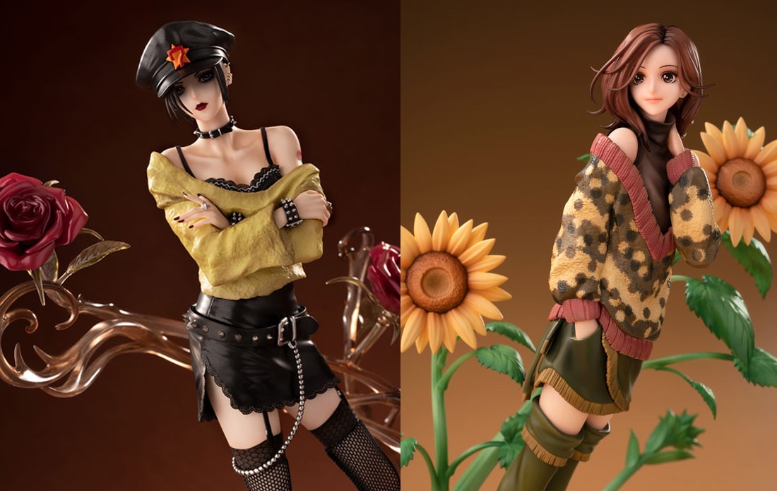 NANA」の次回予告イラストをもとにした、ナナ＆ハチの1/8スケール