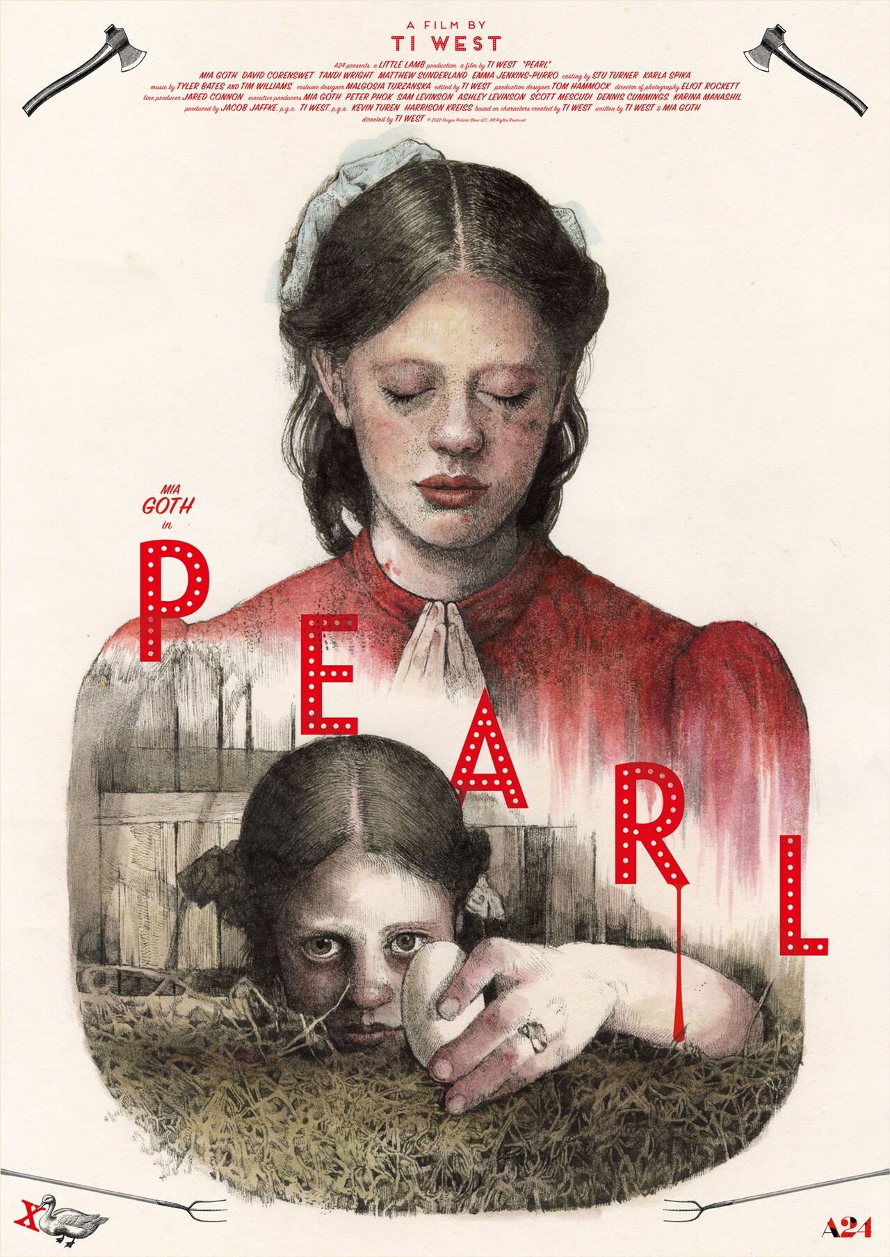 ヒグチユウコ×大島依提亜が組んだ「Pearl パール」ポスター解禁