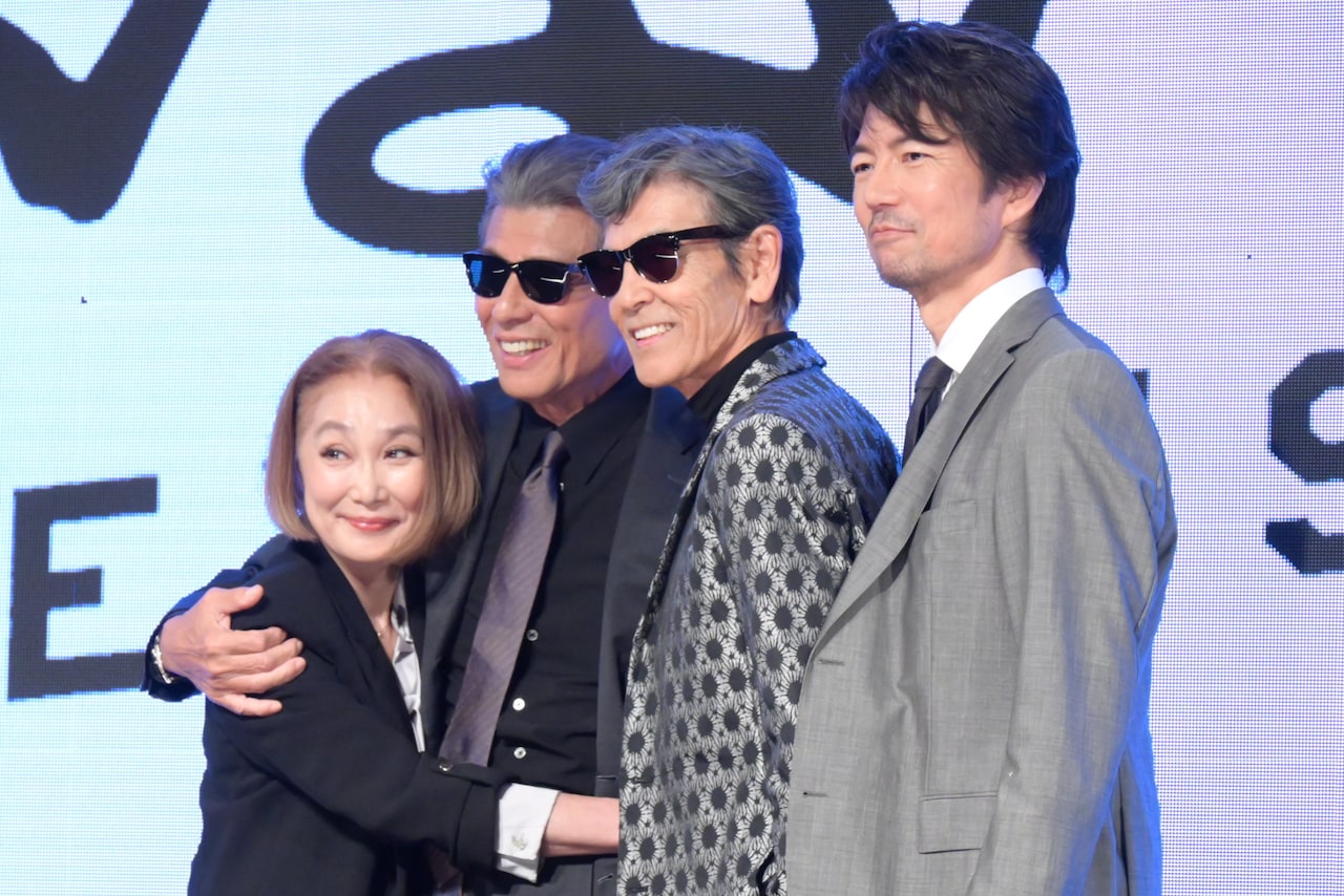 左から浅野温子、舘ひろし、柴田恭兵、仲村トオル。 [画像ギャラリー 1
