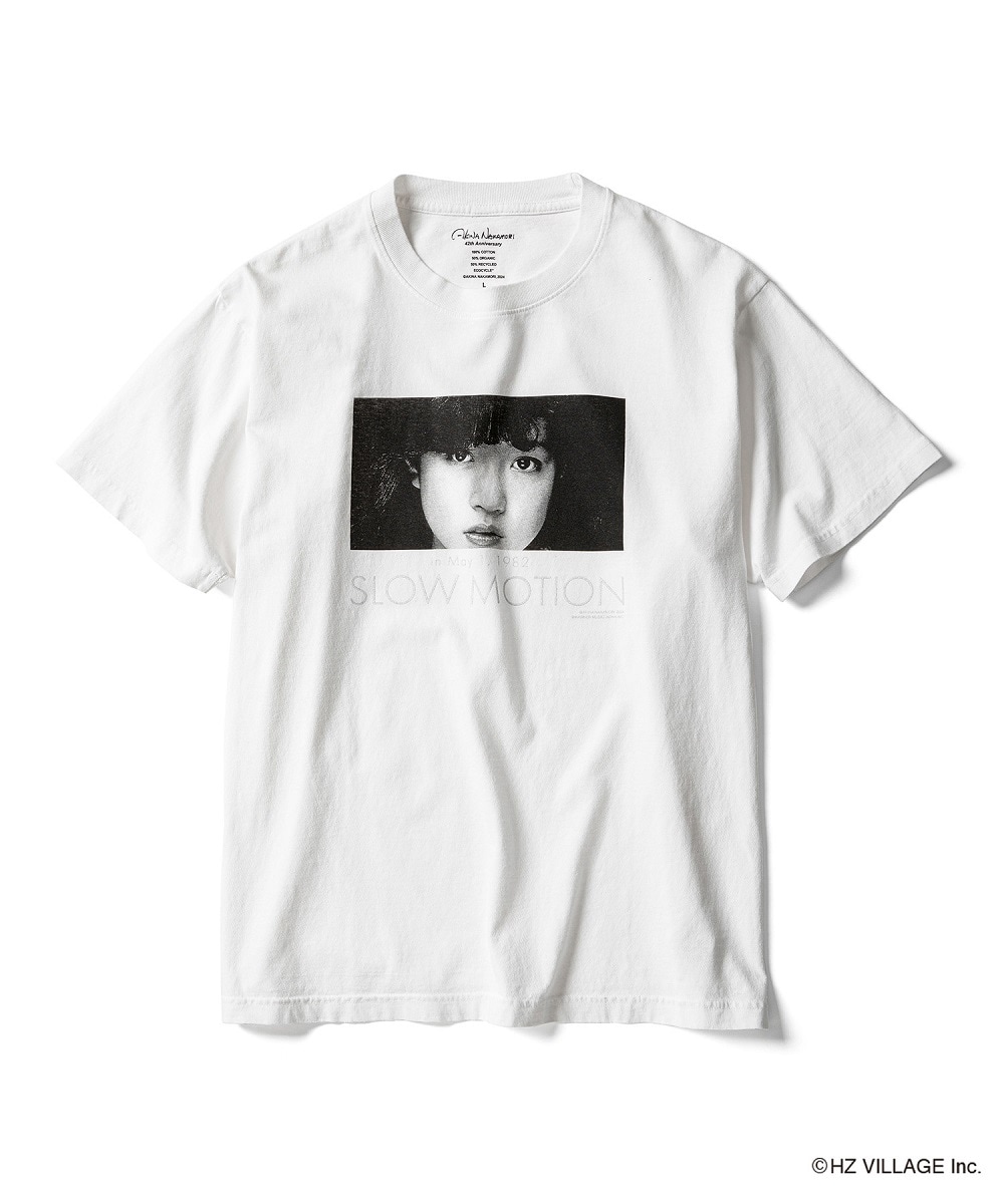 中森明菜「スローモーション」Tシャツ（WHITE） [画像・動画ギャラリー