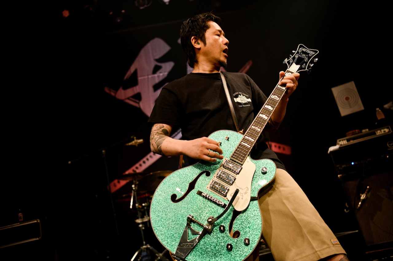 横山健モデルのGretsch製ギター「G6136T Kenny Falcon II with String