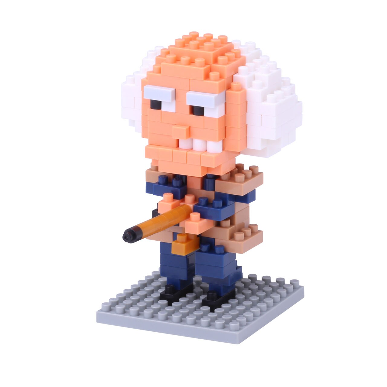 すち子と茂造じいさんがナノブロックに、本人監修で忠実に再現