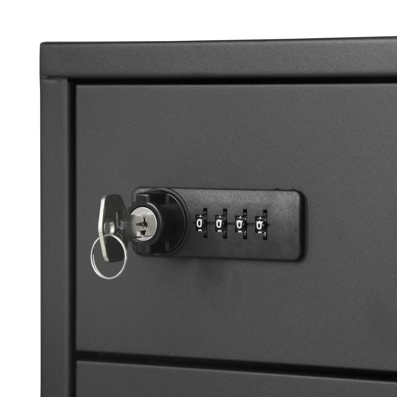 貴重品ボックス8人用（小型ダイヤル式） | オリジナルオフィス家具の