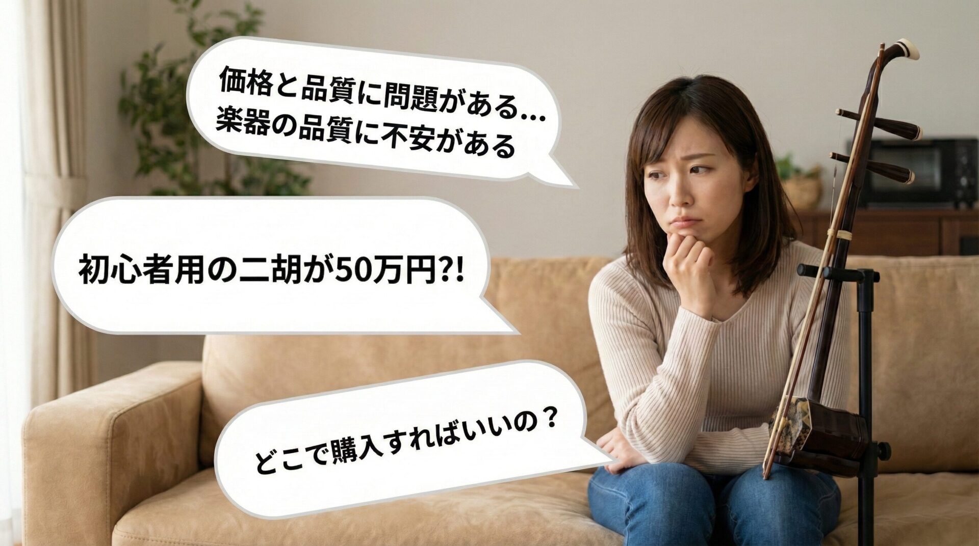 二胡販売】初心者におすすめ！400年の伝統が奏でる本物の音色！二胡制