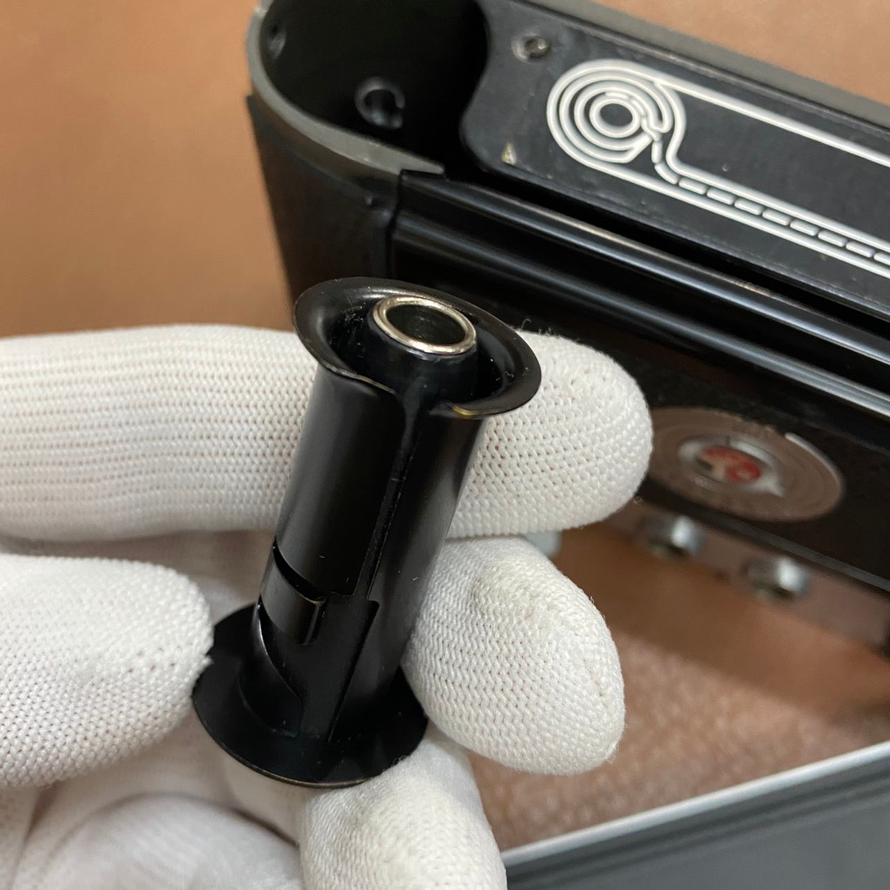 LEICA M2 Silver Chrome クイックローディングスプール – まるかめら