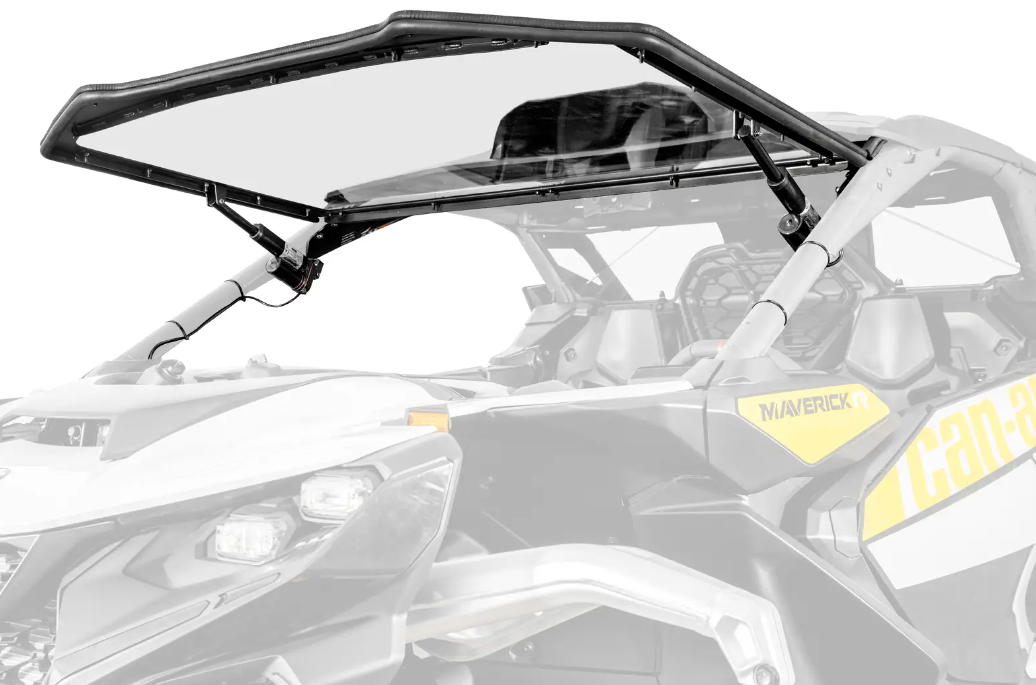 Can-Am Maverick R MaxDrive Power Flip Windshield – Offroad Armor