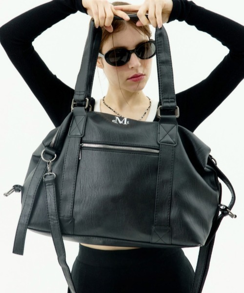 A'GEM/9 × .kom 『MUCENT/ムーセント』PRIME WRINKLE LEATHER TOTE BAG