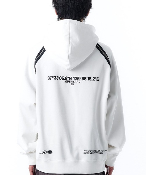 OY/オーワイ』W.L BACK ZIPPER RAGLAN HOODIE/バック ZIP ラグラン