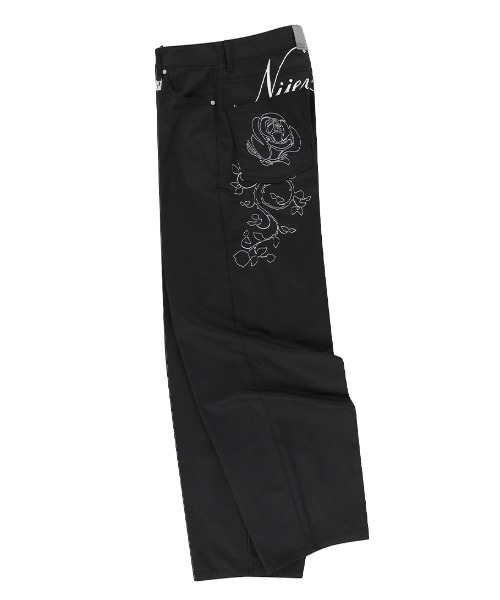 A'GEM/9 × .kom 『NIIER NOR/ニア ノア』 ROSE BALLOON DENIM PANTS