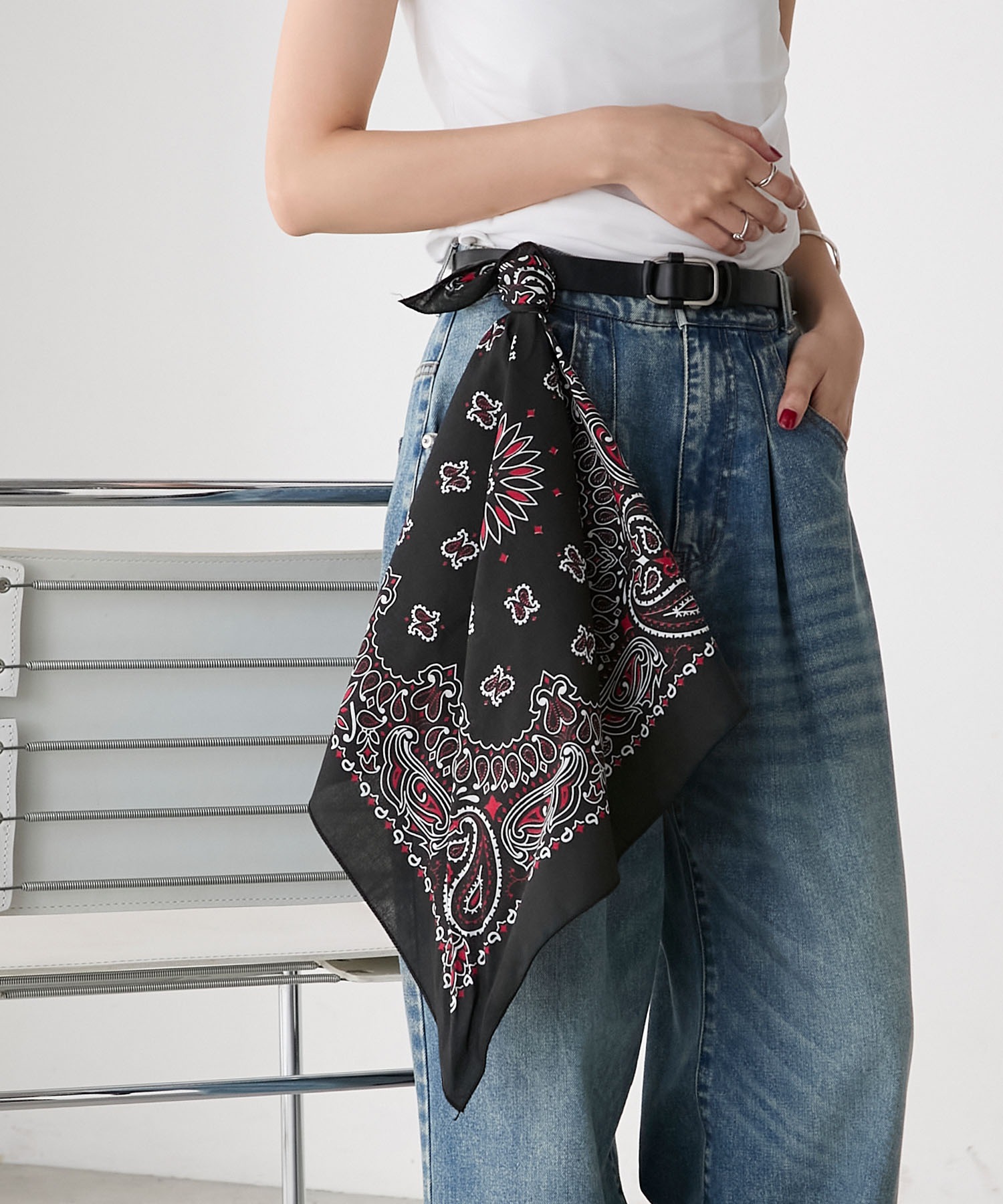 forksy.】【HAV-A-HANK】ハバハンク ペイズリー柄 バンダナ / スカーフ