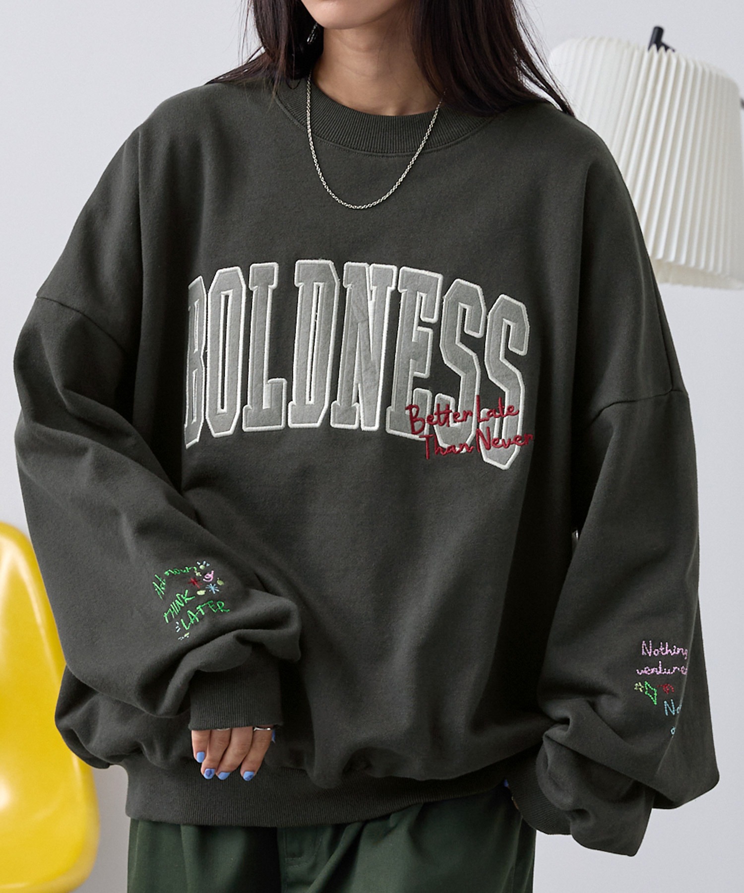 PARAMUS MINNESOTA LOGO CREW NECK SWEAT SHIRTS / パラマス ミネソタ