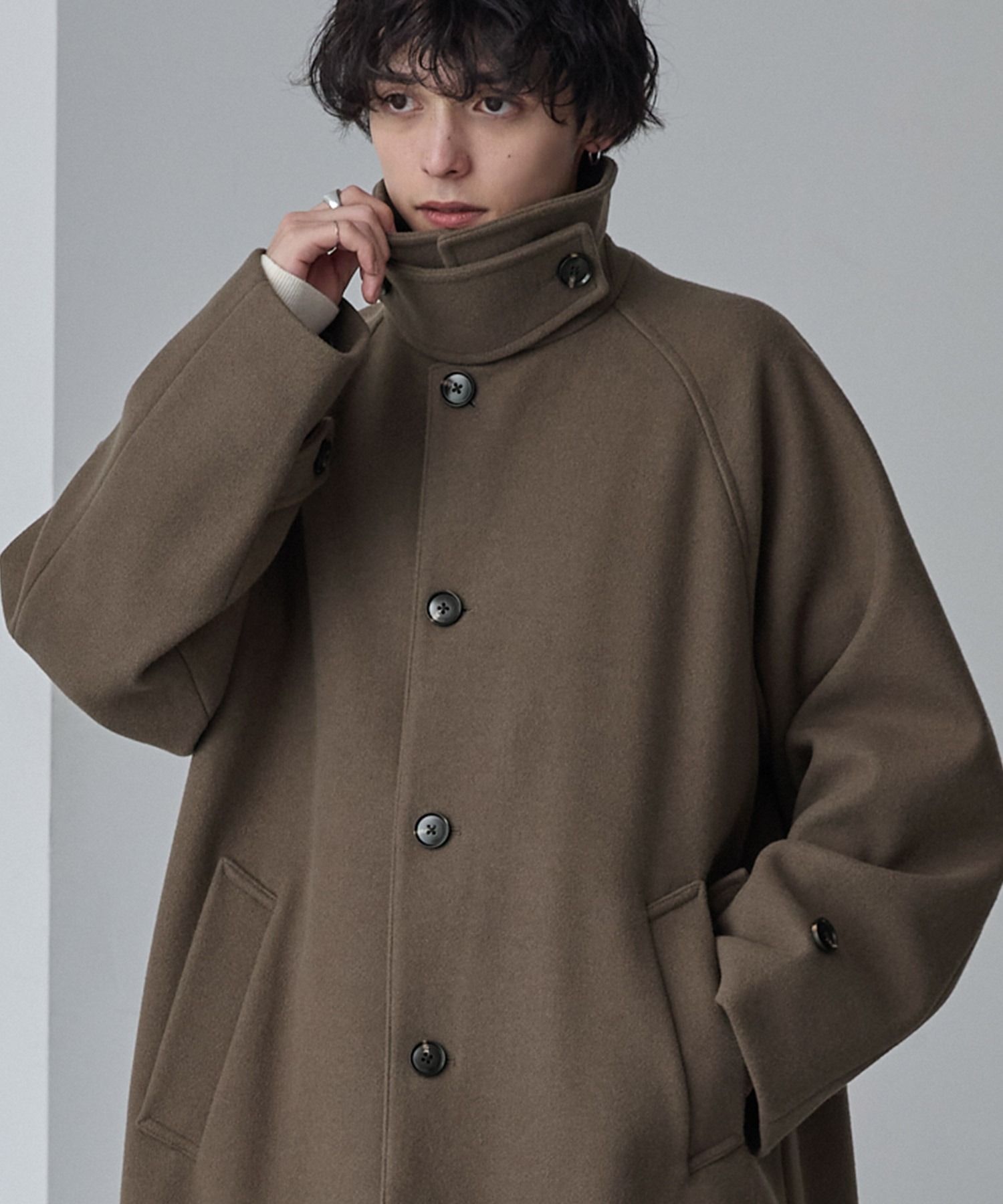 19aw ステンカラーコート 19aw kolor BEACON カラービーコン ステン