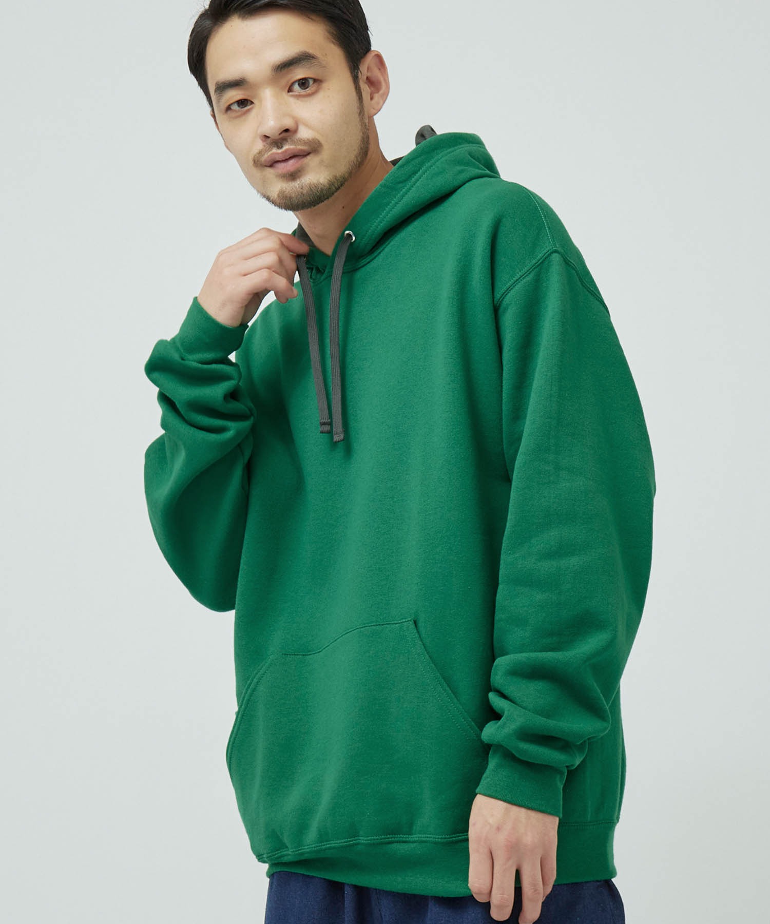 FRUIT OF THE LOOM / クルーネック プルオーバーパーカー PULL PK(MONO