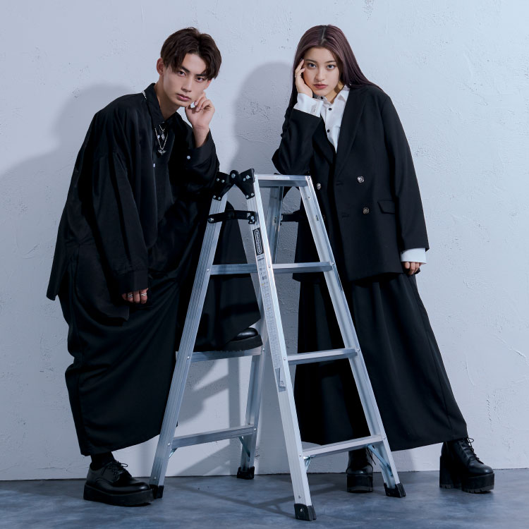 ウルフ刺繍スカジャン（スカジャン）｜Ellno Loset（エルノロゼット