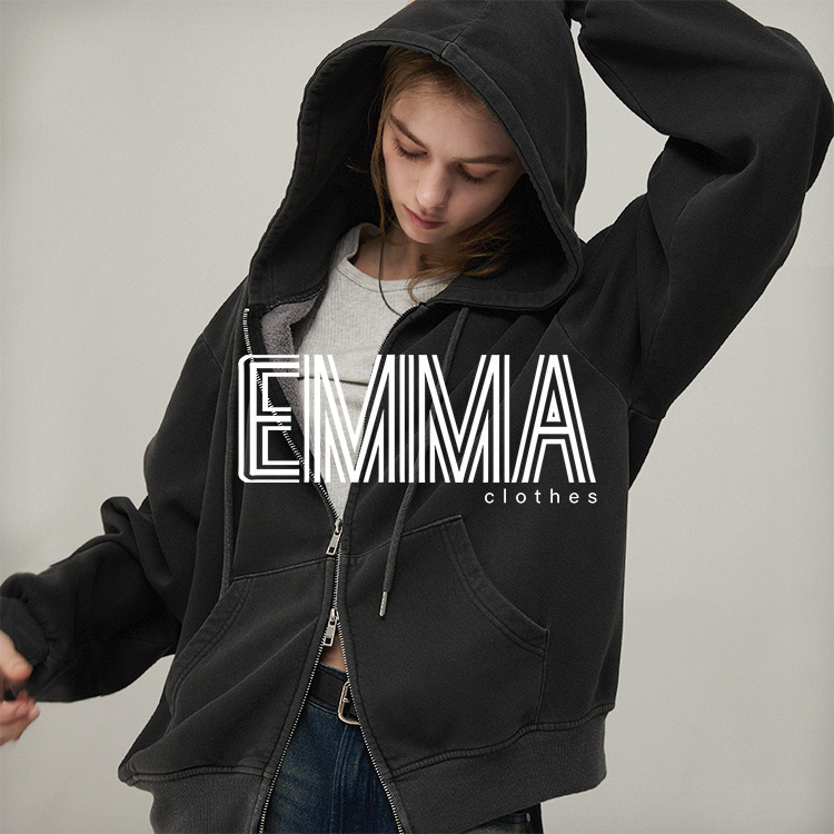 GRANCY】Sweat Docking Design Damage Denim Jacket / スウェット