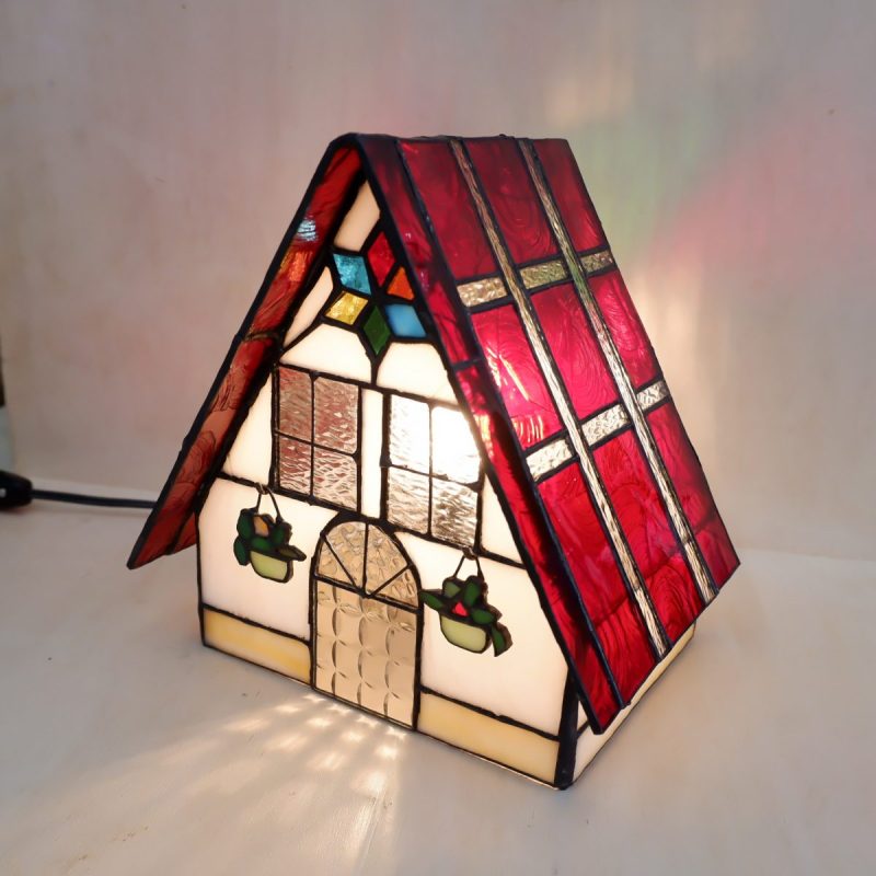 生徒さんの作品。プーさんのステンドグラスパネル | ステンドグラス