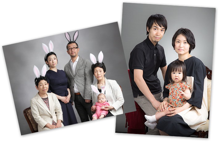 家族写真 | 五反田の老舗写真館 岡崎写真館