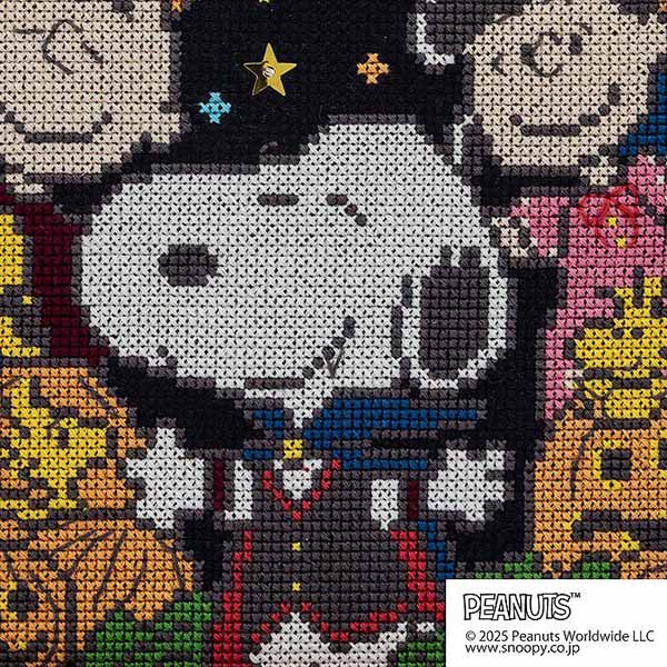 手芸キット】クロスステッチフレーム〈スヌーピーのトリックオア