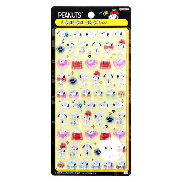 スヌーピー ボンボンドロップシール ミニ (スヌーピー たくさん)