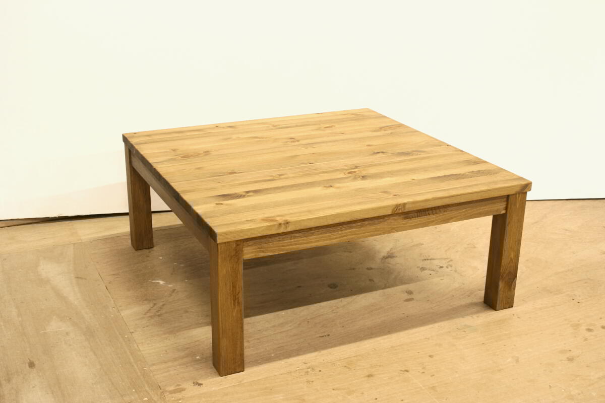 パイン家具実例-こたつ（正方形・85） | オーダーメイドパイン家具の