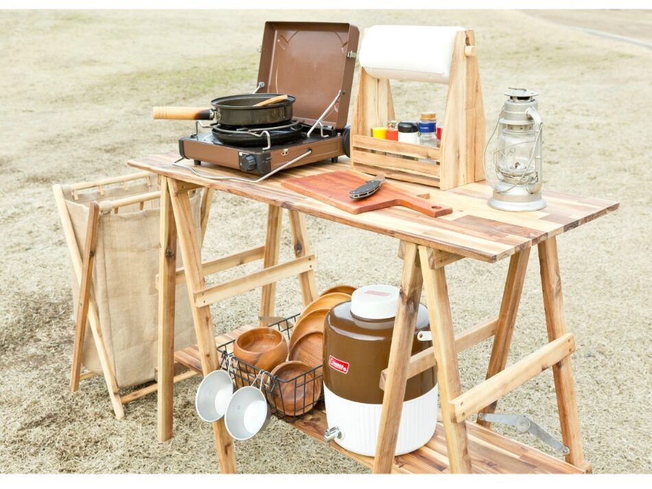 DIY】キャンプ用キッチンテーブルの作り方