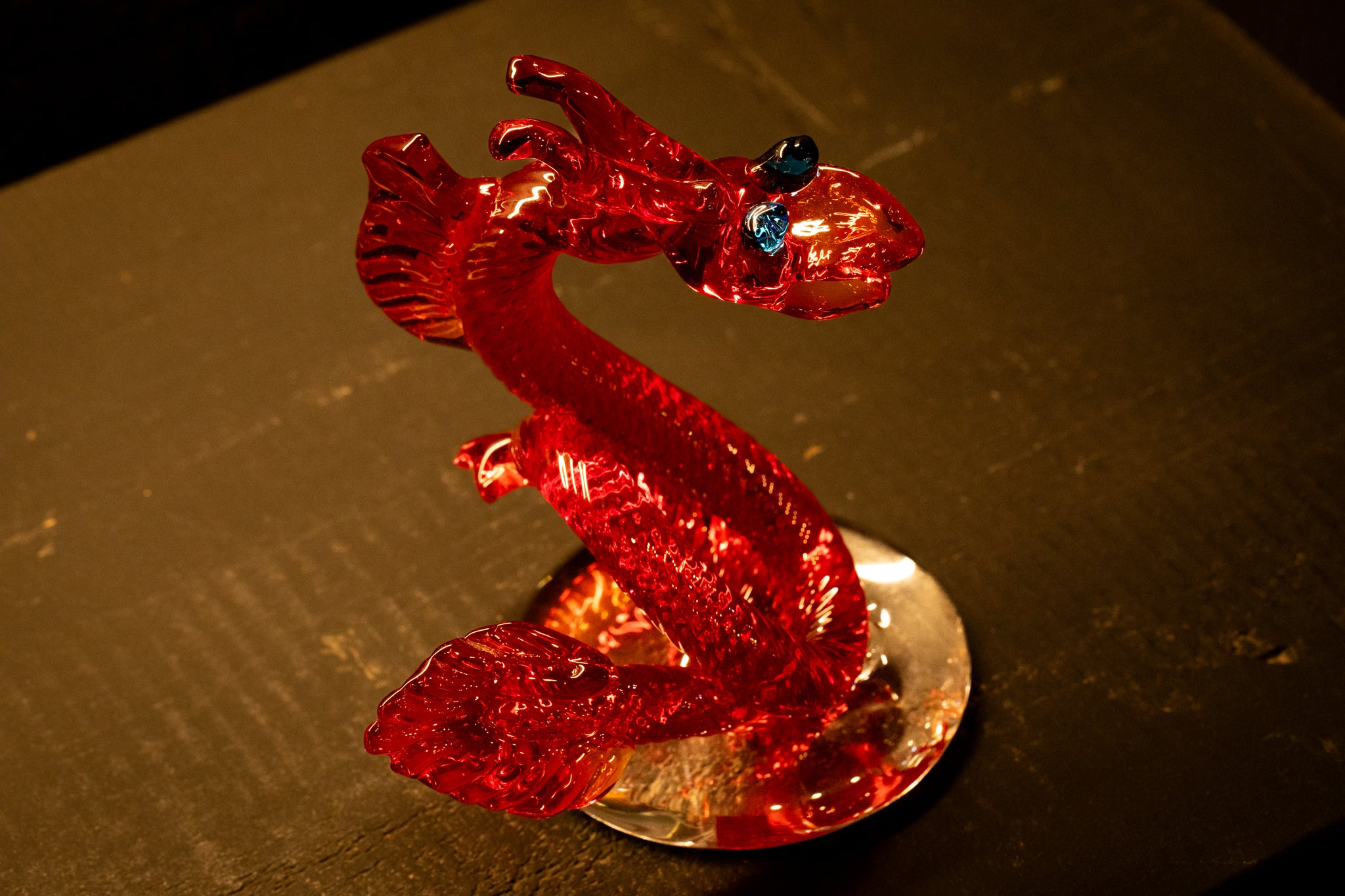 琉園 Tittot クリスタルガラス バード 置物 Tittot 琉園工房