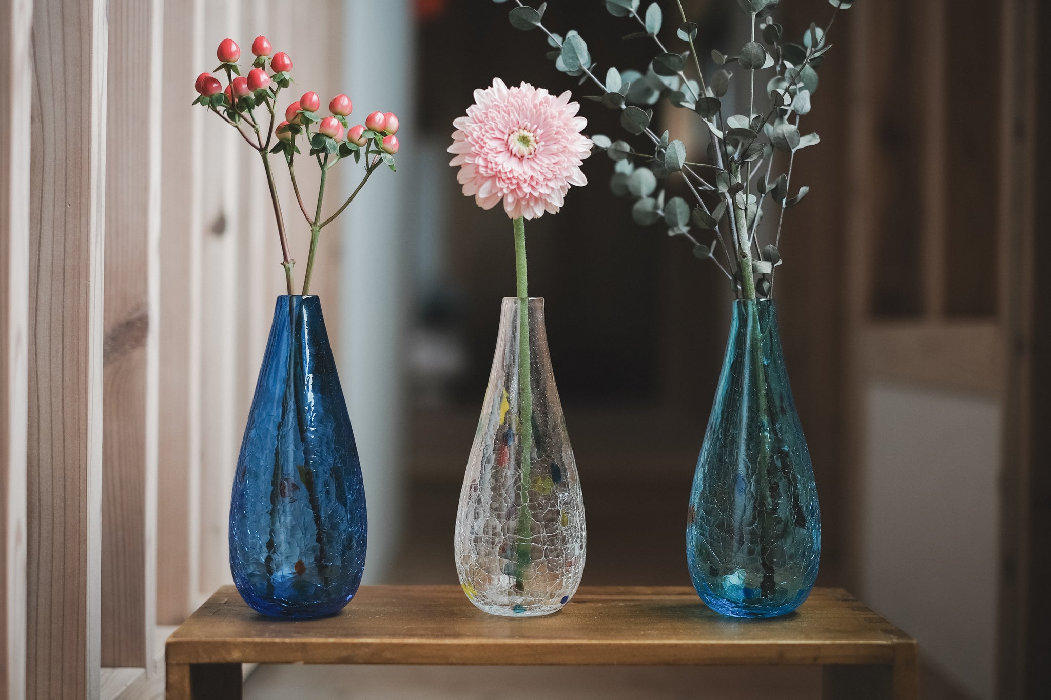 FLOWER VASE】琉球ガラスの海風 花器 オンラインストア 人気商品