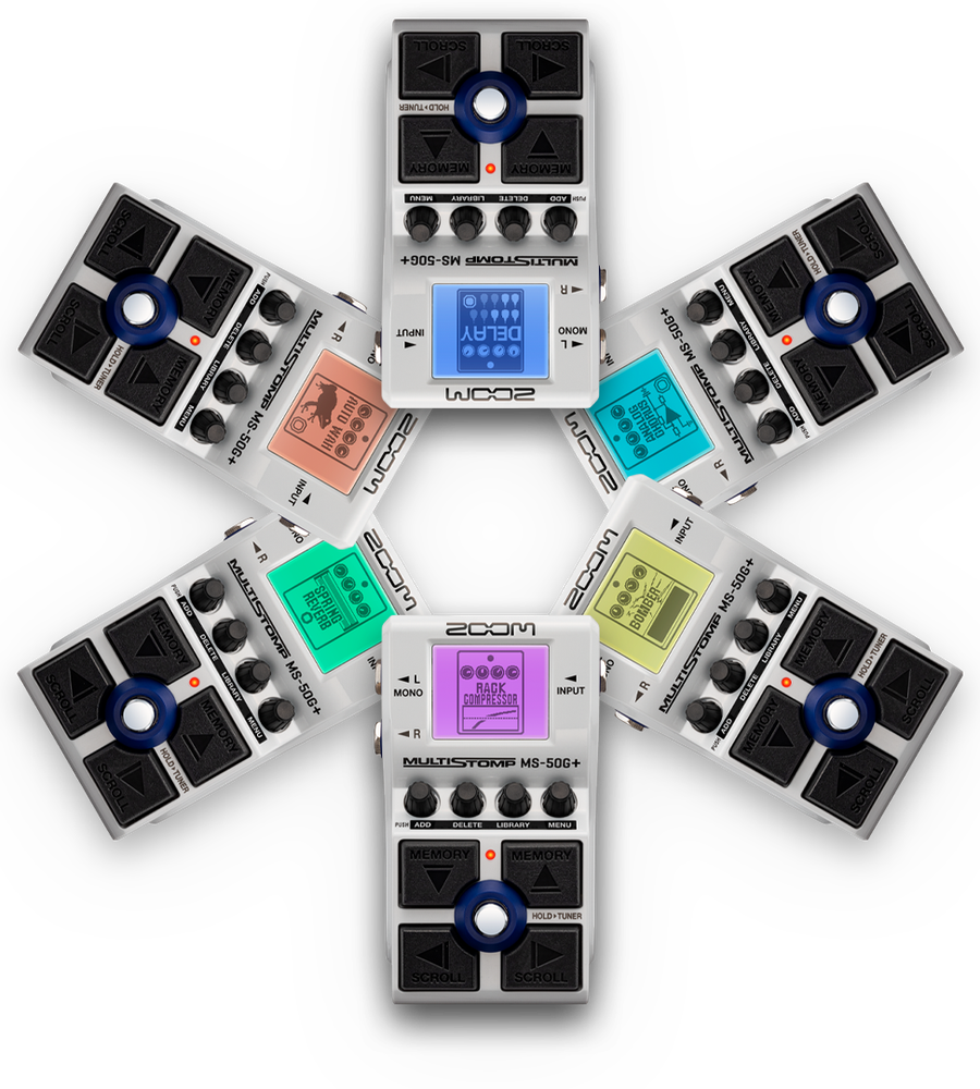 Zoom MS-50G+[大人気のマルチストンプの後継機種が発売されました