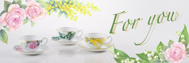 For you「バラ」 カップ＆ソーサー