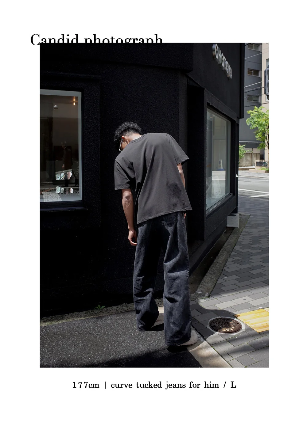 curve tucked jeans for him | OHOTORO