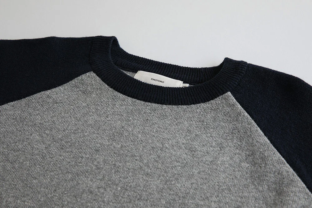 scheme raglan knit | OHOTORO