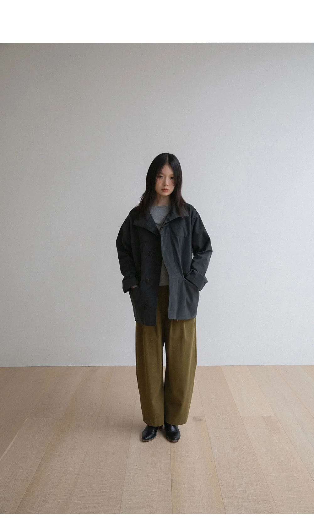 brushed 2way jacket | OHOTORO