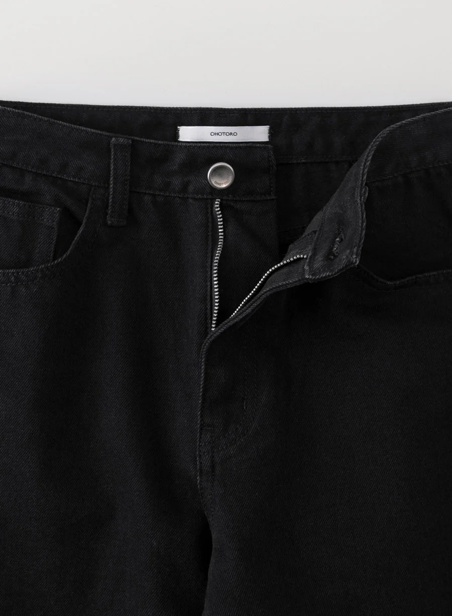 loom black jeans | OHOTORO