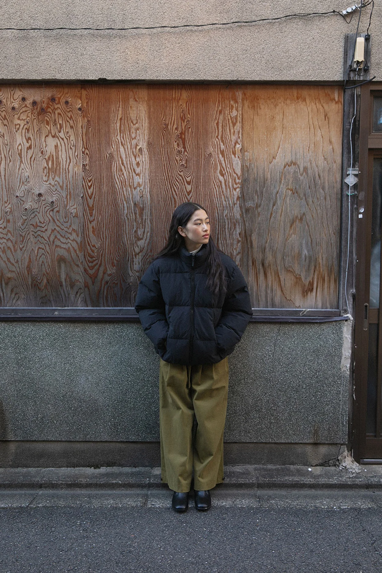 heritage gingham duck down | OHOTORO