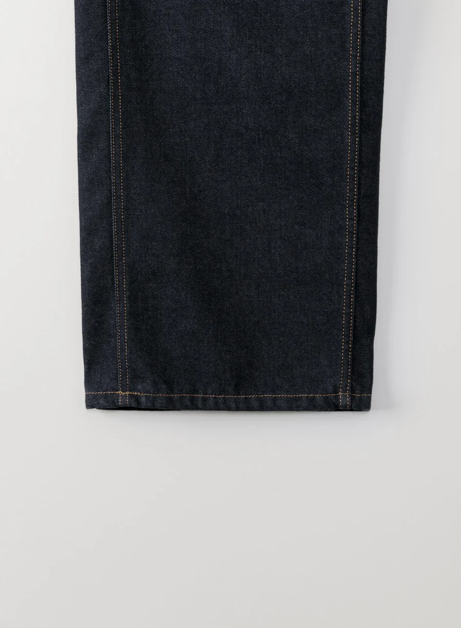 wide stitch jeans for him | OHOTORO