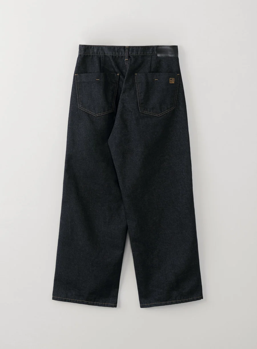 wide stitch jeans for him | OHOTORO