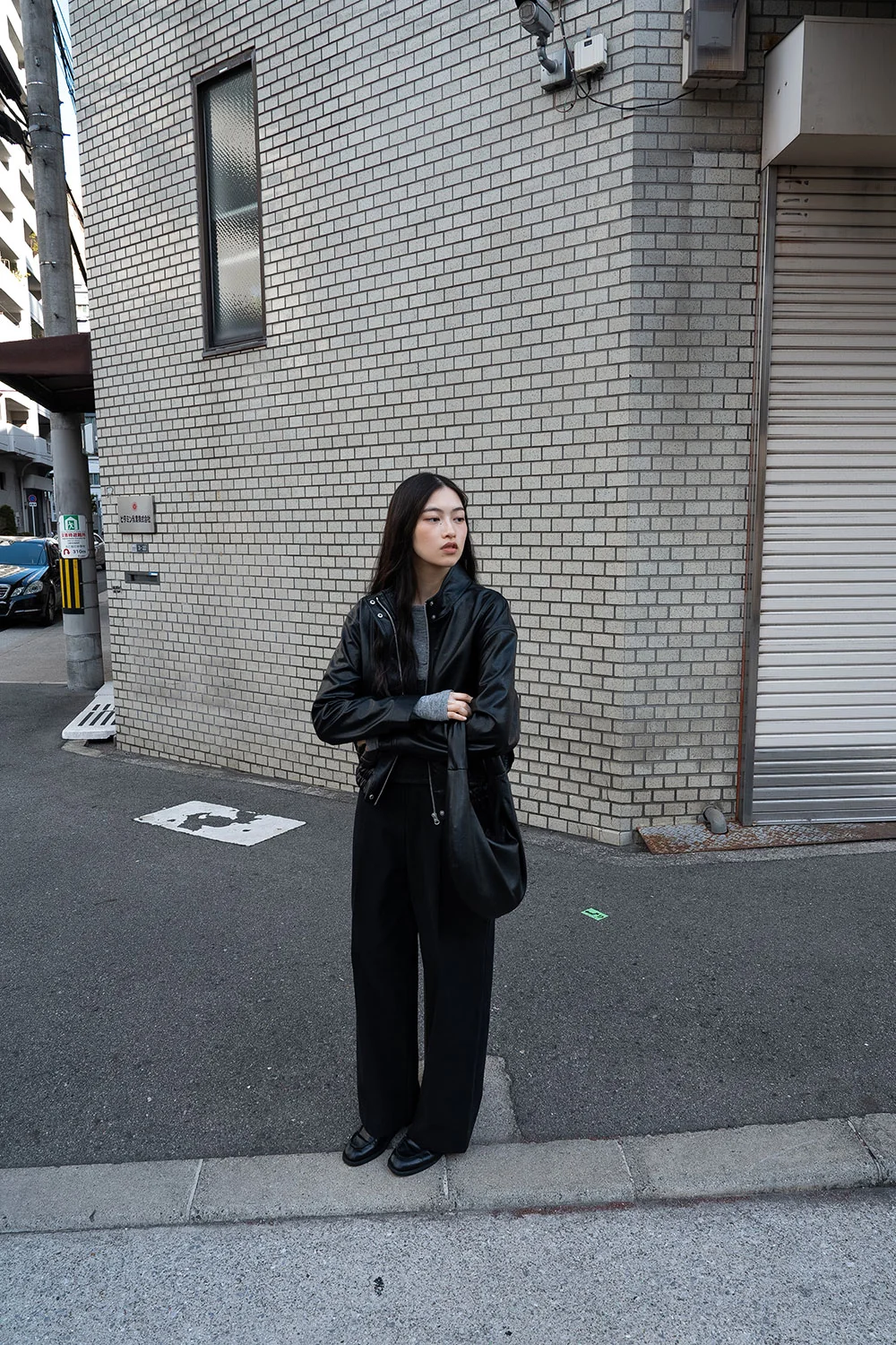 linger leather jacket | OHOTORO