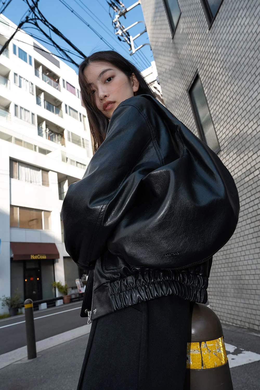 linger leather jacket | OHOTORO