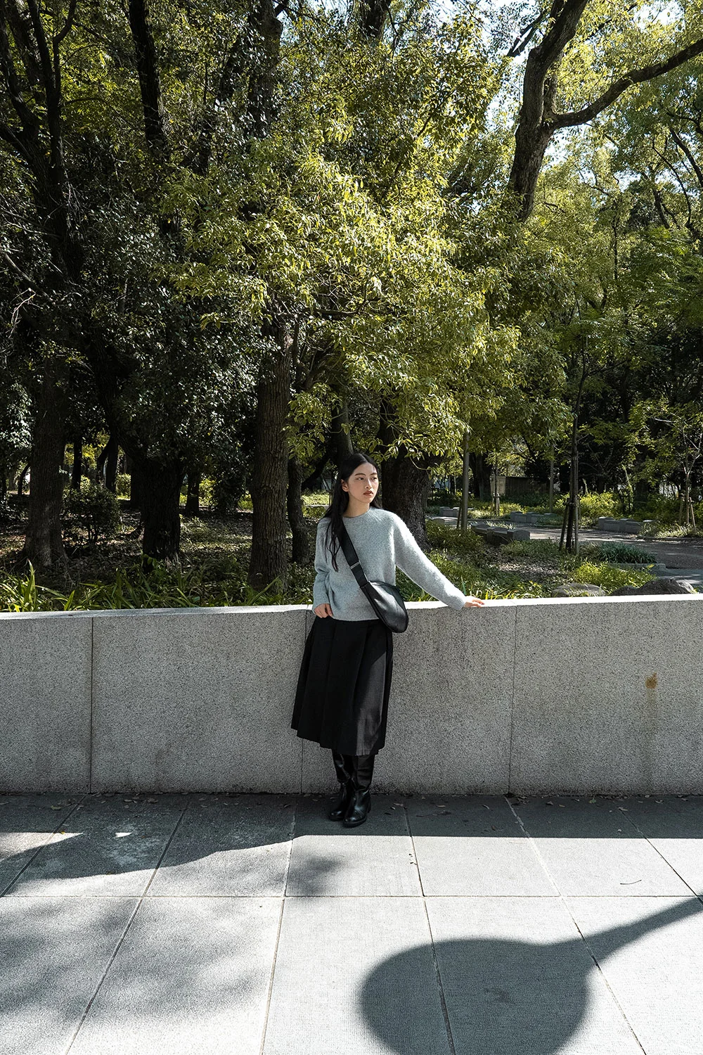 pocket flow skirt | OHOTORO