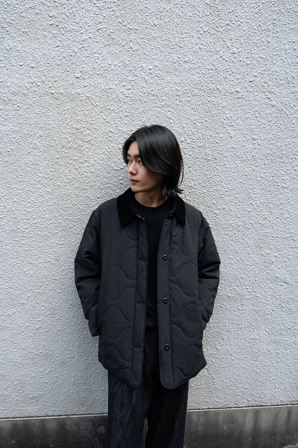 triple quilting jacket (reversible) | OHOTORO