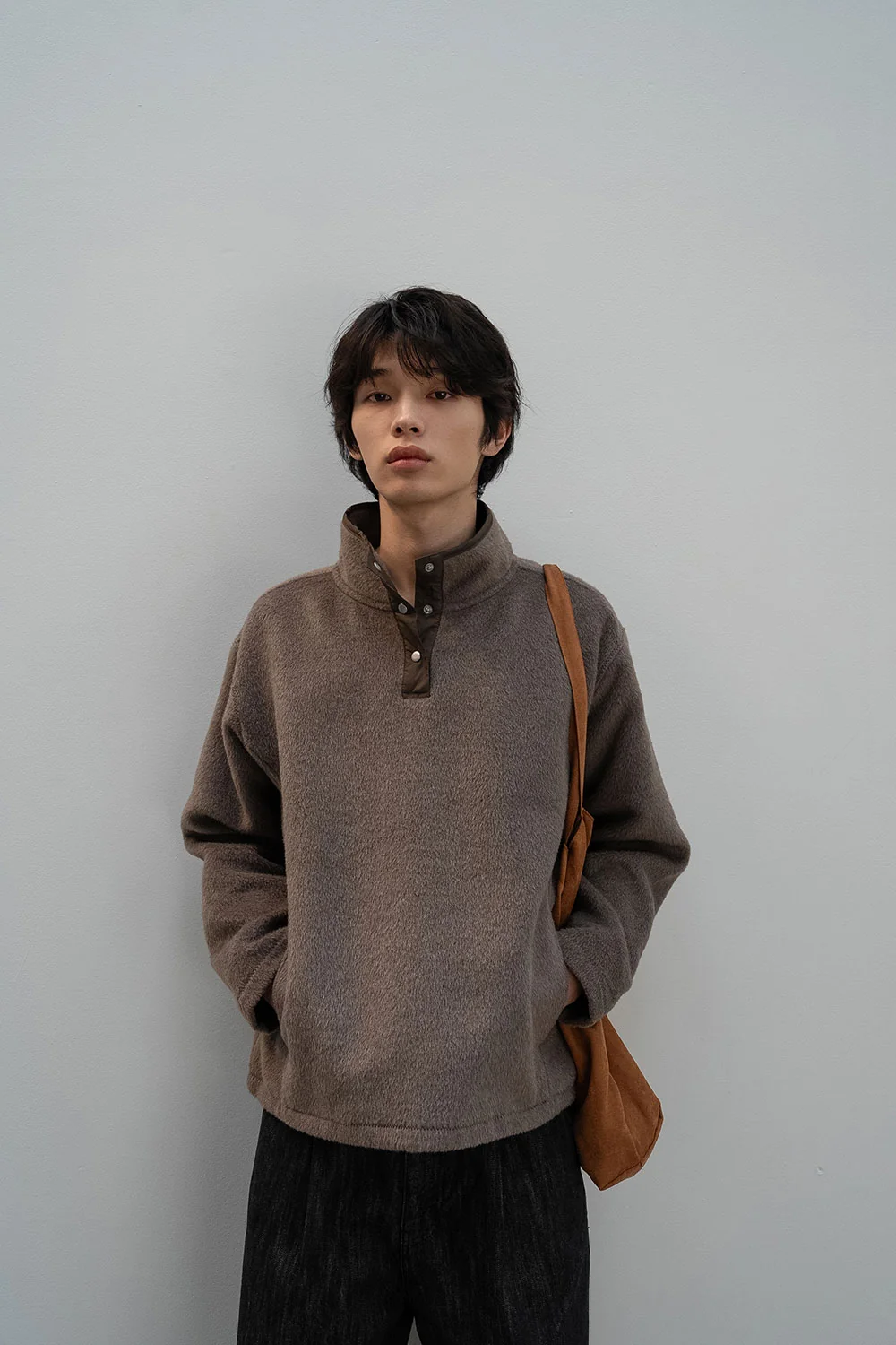 nap himalayas fleece jumper | OHOTORO