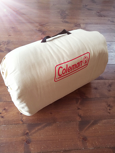 コールマンのビンテージスリーピングバッグ（寝袋）で寝てみた