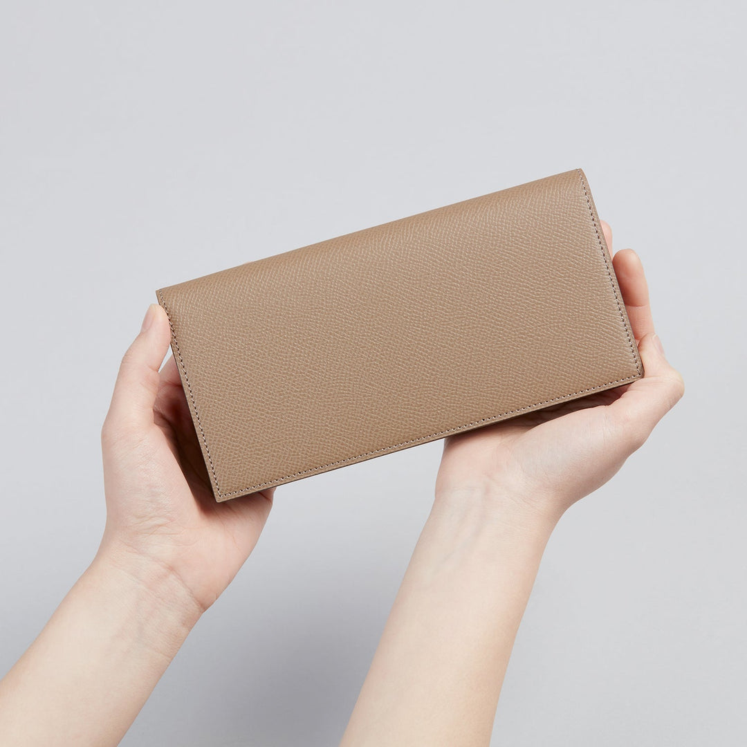 長財布｜大峽製鞄－束入れ (通しマチ・小銭入れ付き)【1057-ECF】